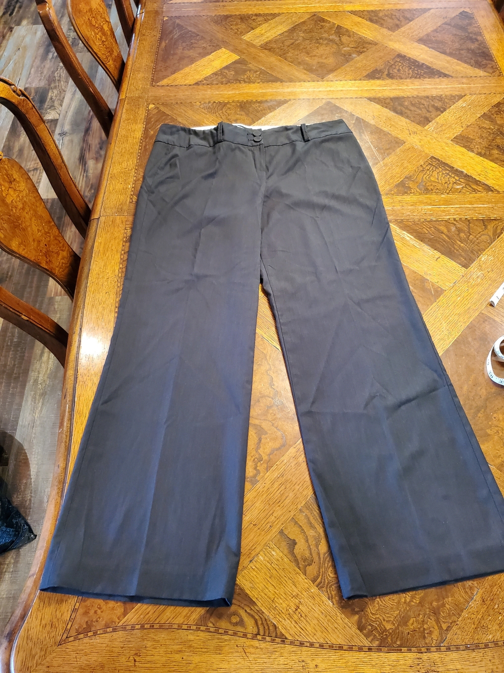 Sharagano Black Wide-Leg Trousers